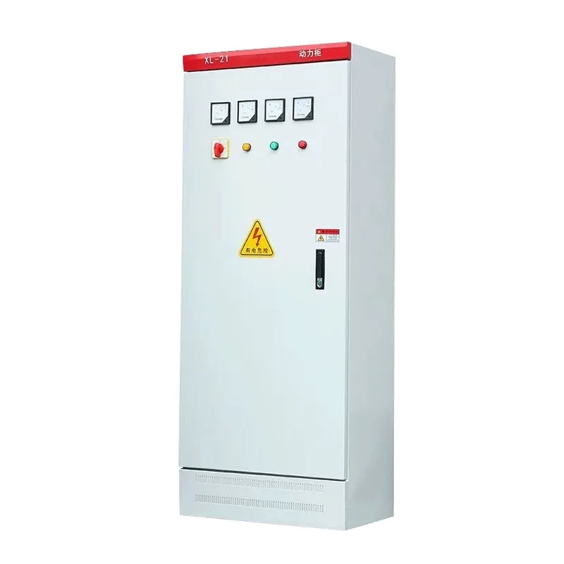 Conjunto completo de gabinetes de distribuição de energia de chão