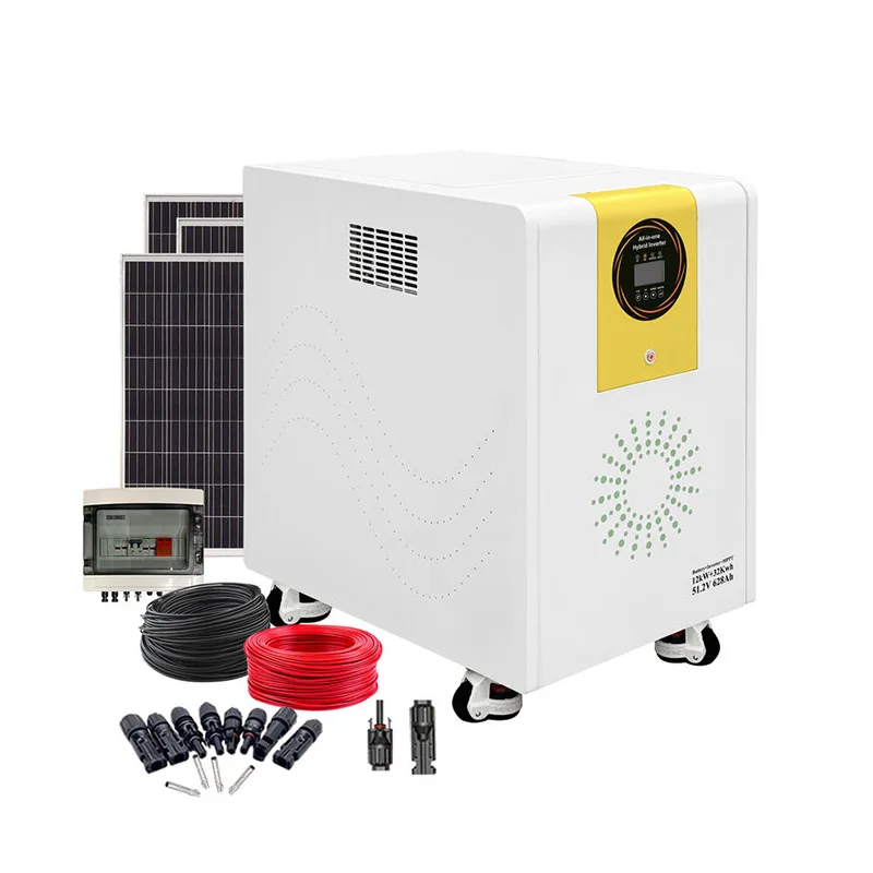 Off-Grid MPPT Eletrodomésticos 12kw Inversor 32kwh Bateria